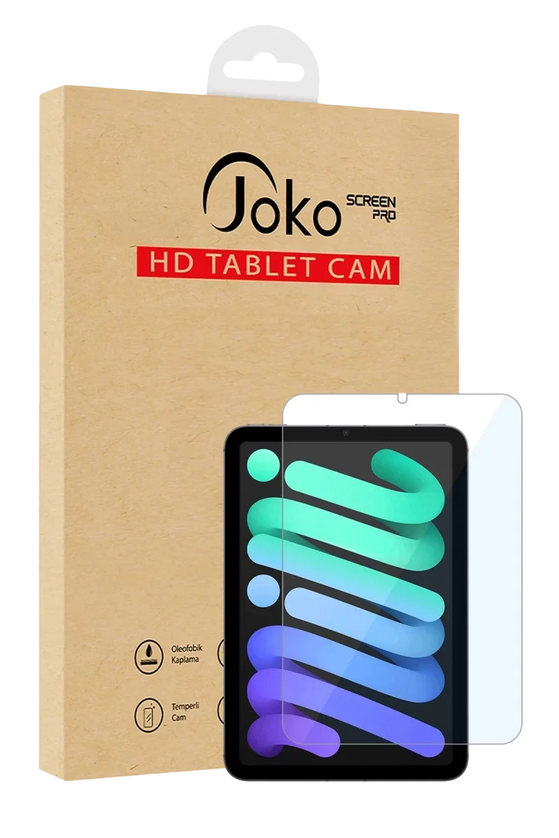 Joko Apple iPad ni 6 HD Tablet Cam Ekran Koruyucu - Şeffaf