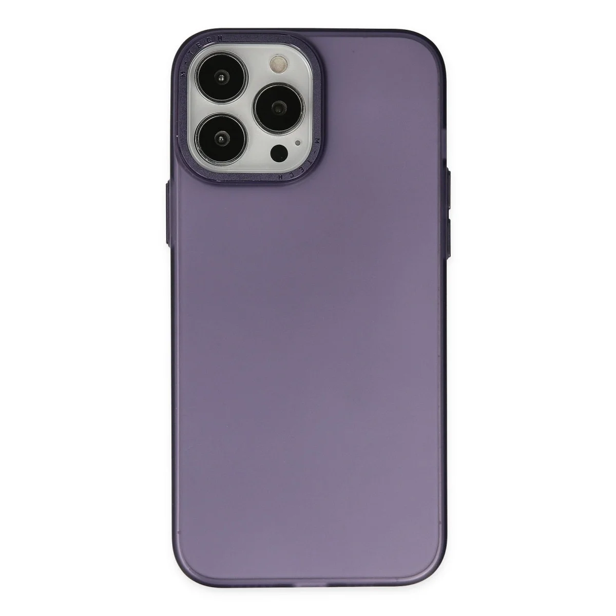 Apple İphone 14 Pro Max Kılıf Modos Metal Kapak - Mor