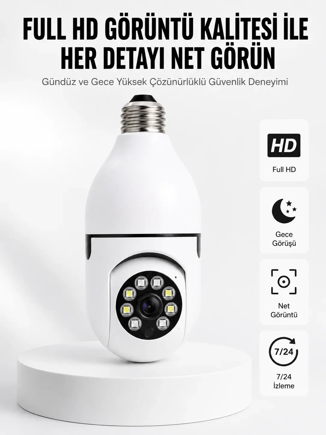 İki Yönlü Ses Destekli Full HD Akıllı Kamera Yeni Nesil