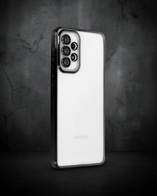Samsung Galaxy A33 5g Kılıf Razer Lensli Silikon - Siyah