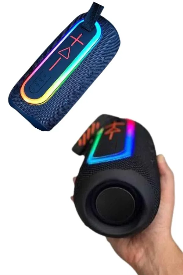 Bluetooth Hoparlör USB Şarjlı Uzun Pil Ömrü Android ve İOS Uyumlu Renkli görsel 4