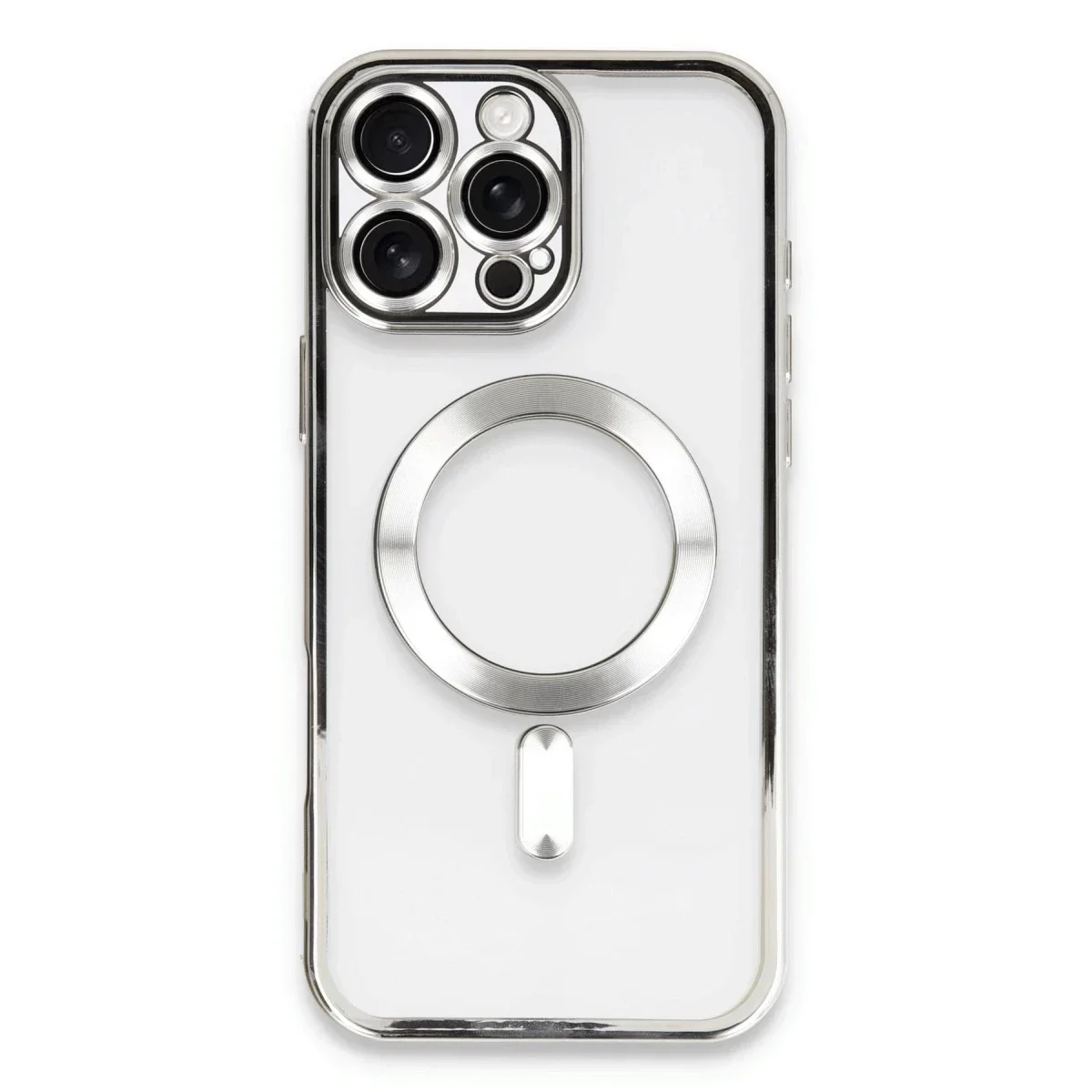 Apple iPhone 16 Pro Kılıf Kross Magneticsafe Kapak - Gümüş görsel 3