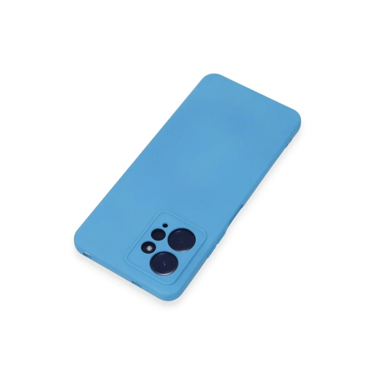 Xiaomi Redmi Note 12 4G Kılıf Nano içi Kadife Silikon - Mavi görsel 3