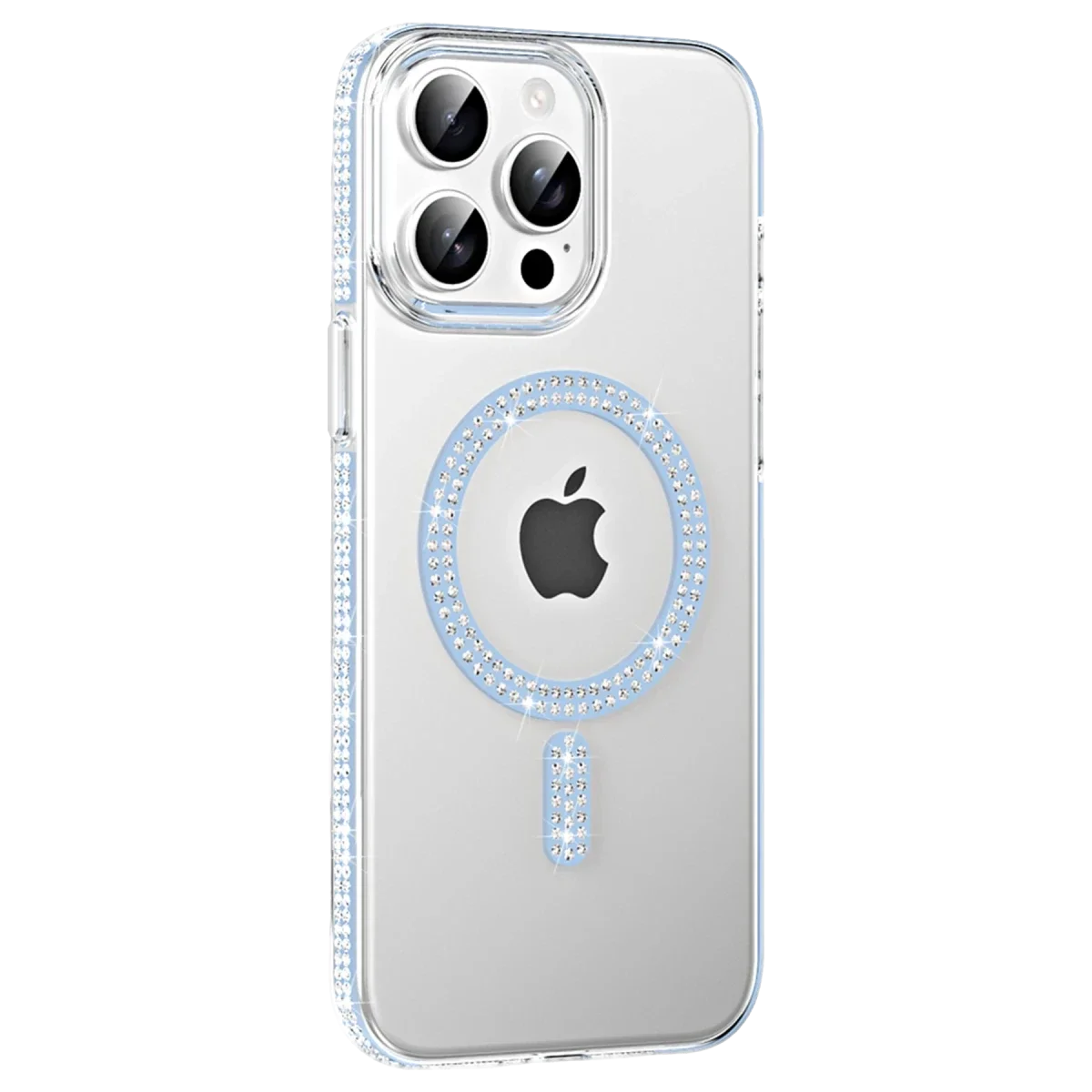 Joko Apple iPhone 14 Pro Max Move Taşlı Magsafe Kapak - Mavi