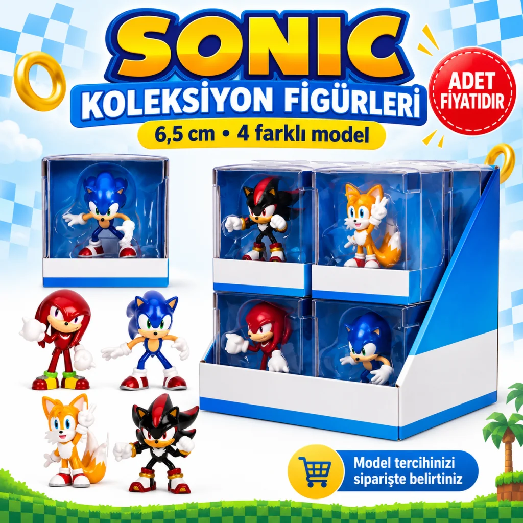 the Hedgehog Figürleri (ADET FİYATIDIR) görsel 3