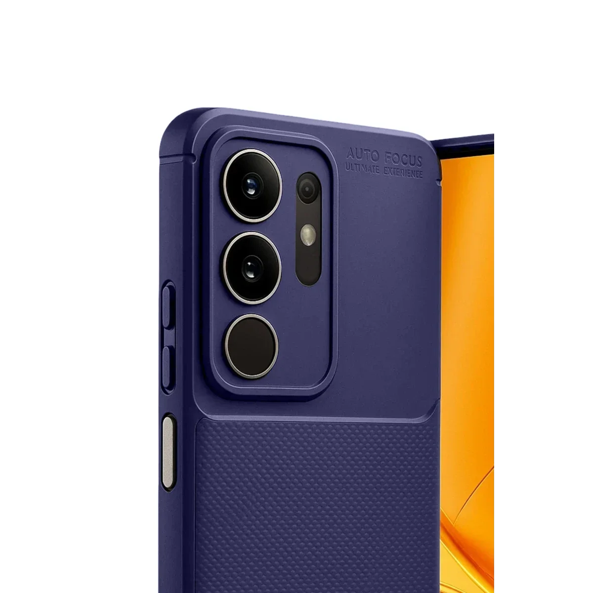 Vivo Y29 4G Auto Focus Karbon Kapak - Lacivert görsel 5