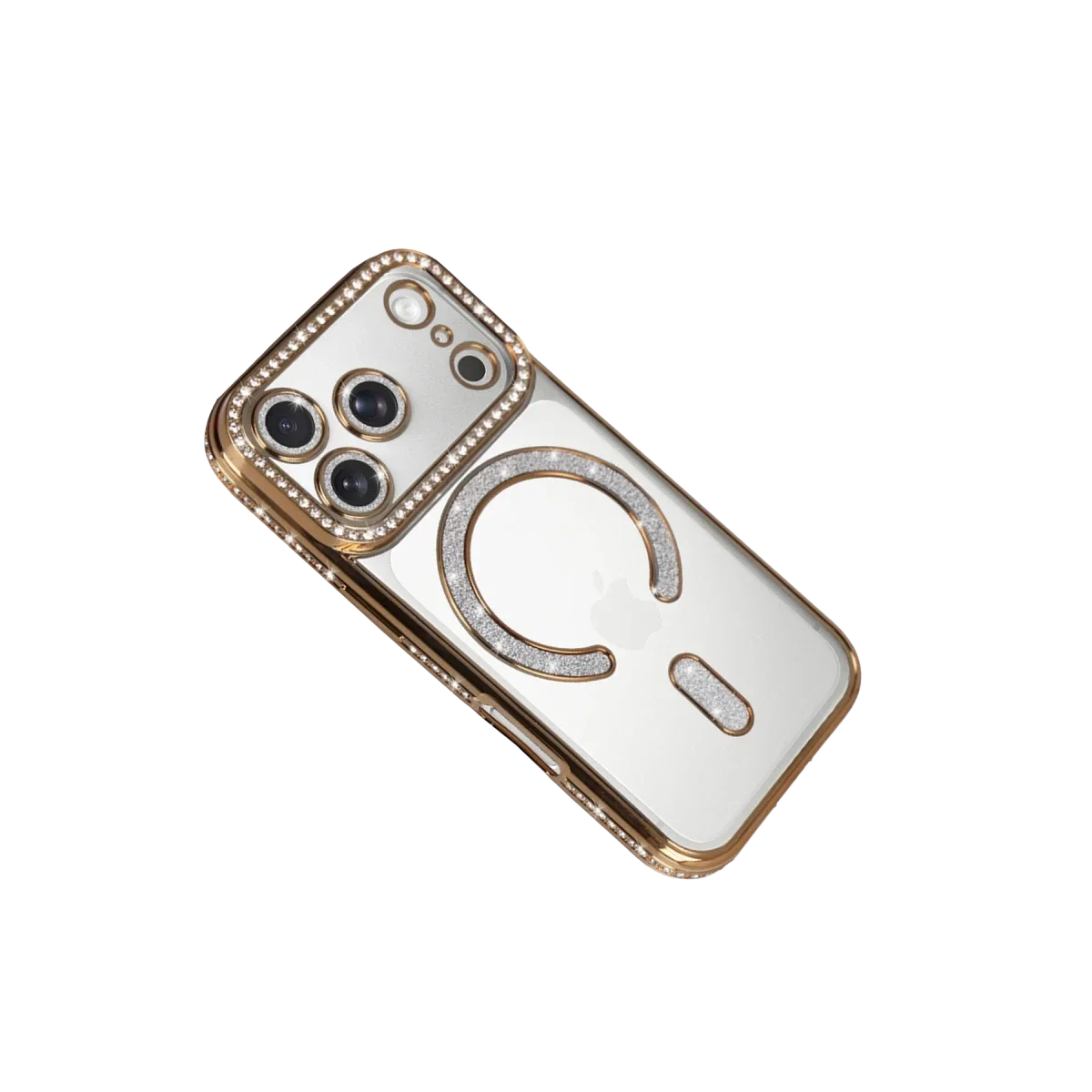 Apple iPhone 17 Pro Max Joke Simli Magneticsafe Kılıf - Gold görsel 3