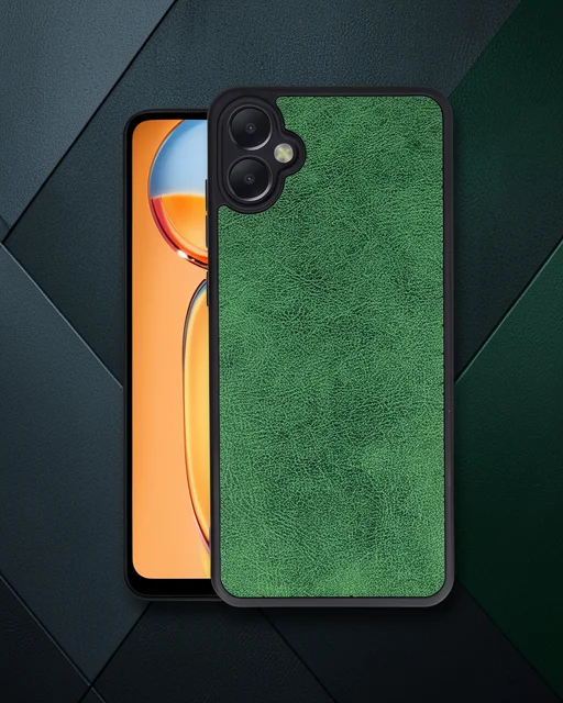 Samsung Galaxy A05 Kılıf Aras Deri Kapak - Koyu Yeşil
