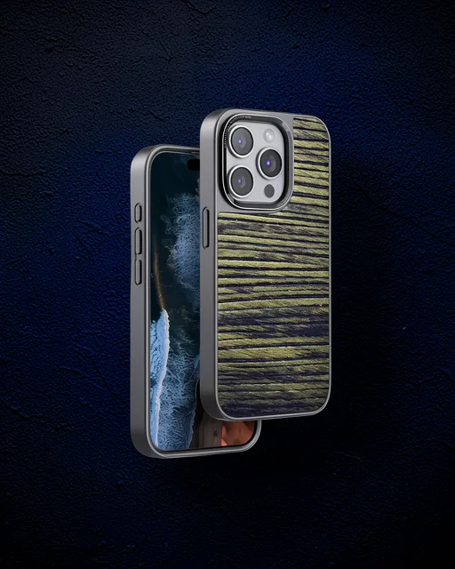 Venco Apple İphone 14 Pro Max Wave Kapak - Koyu Kahve