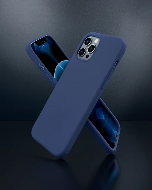 Apple İphone 12 Pro Kılıf First Silikon - Lacivert