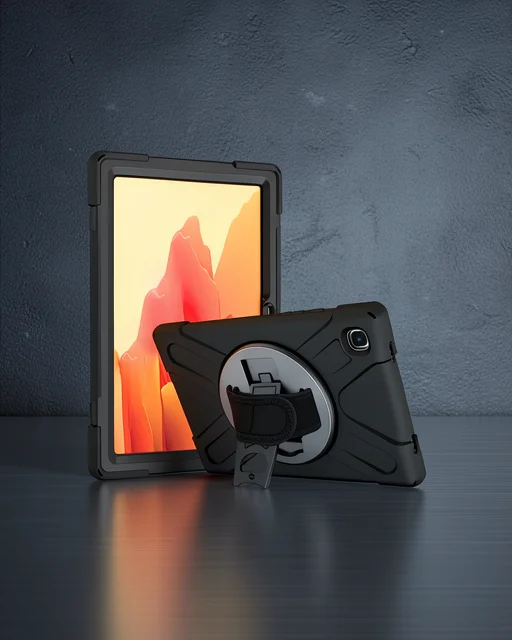 Samsung Galaxy T500 Tab A7 10.4 Kılıf Amazing Tablet Kapak - Siyah