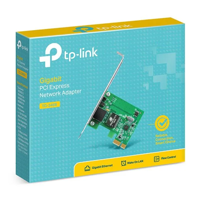 TP-Link TG-3468 10/100/1000 Mbps PCI-EX Gigabit Ethernet Kartı görsel 2