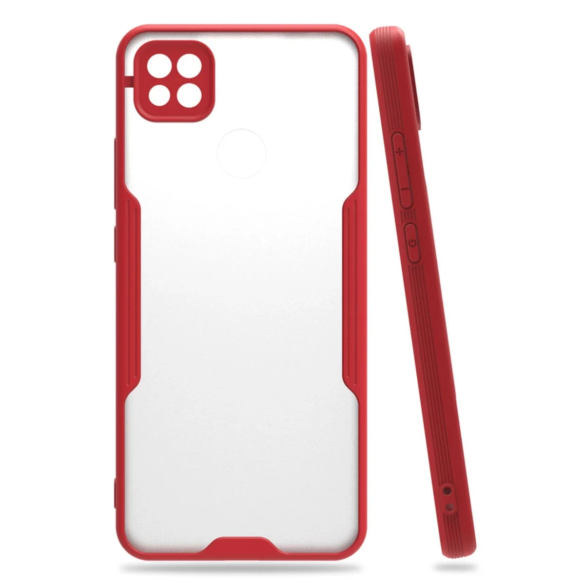 Xiao Red 9C Kılıf Platin Silikon - Kırmızı görsel 3