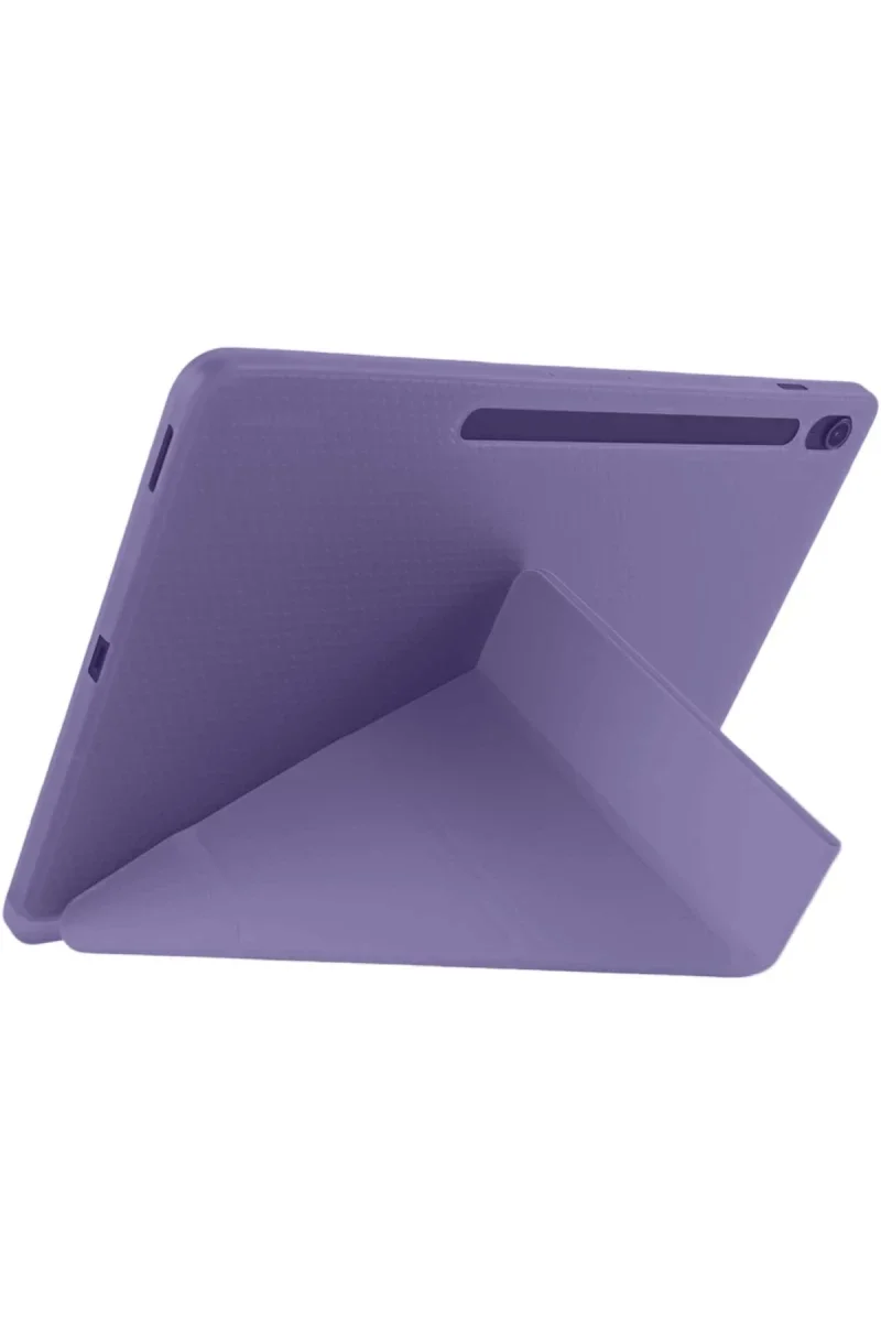 Apple iPad Pro 11 (2024) Kılıf Kalemlikli Hugo Tablet Kılıfı - Mor görsel 2