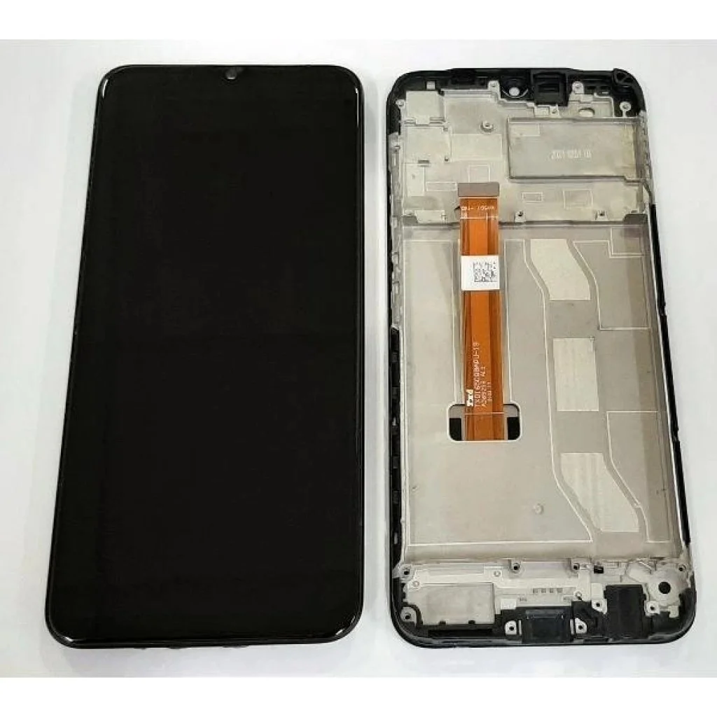 Realme C25 Ekran Dokunmatik Çıtalı (Siyah) görsel 2