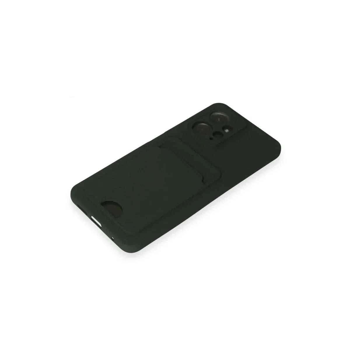 Xiaomi Redmi Note 12 4G Kılıf Kelvin Kartvizitli Silikon - Koyu Yeşil görsel 4