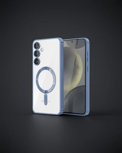 Samsung Galaxy S24 Kılıf Kross Magneticsafe Kapak - Sierra Blue