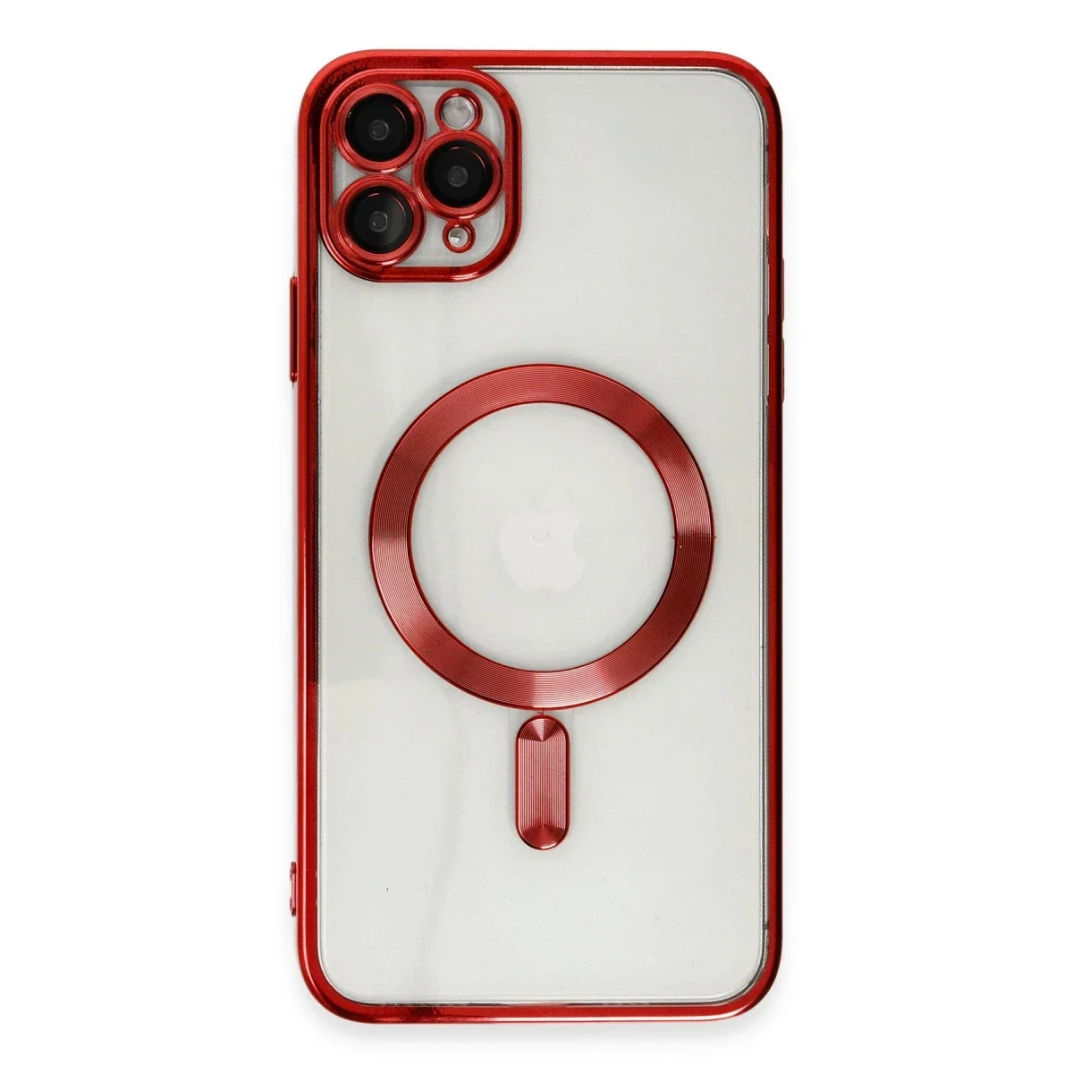 Apple iPhone 11 Pro Max Kılıf Kross Magneticsafe Kapak - Kırmızı