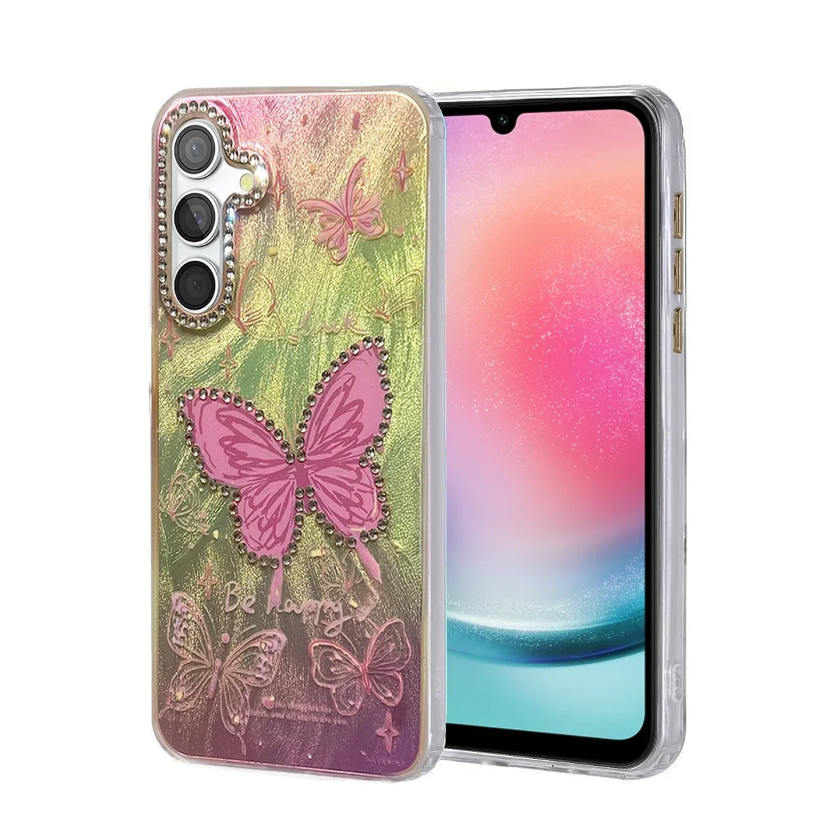 Samsung Galaxy A24 4G Kılıf Blade Aynalı Desenli Kapak - Desen 5