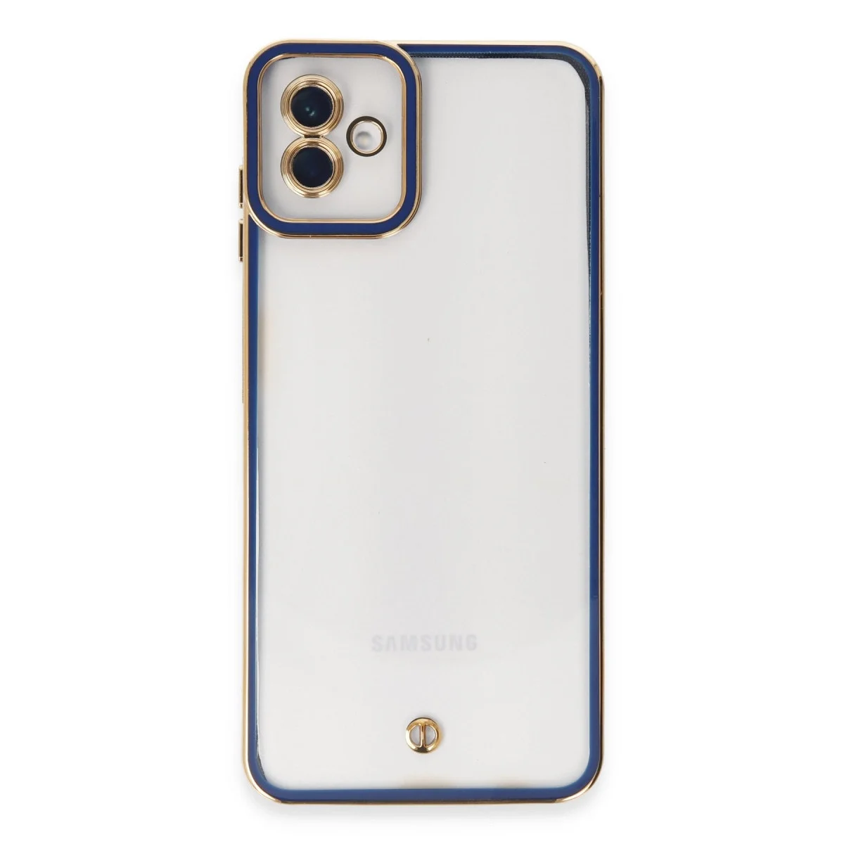 Samsung Galaxy A04 Kılıf Liva Lens Silikon - Mavi görsel 2