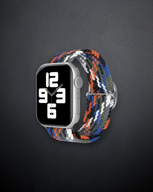 Apple Watch 42mm Kordon - Gri-turuncu