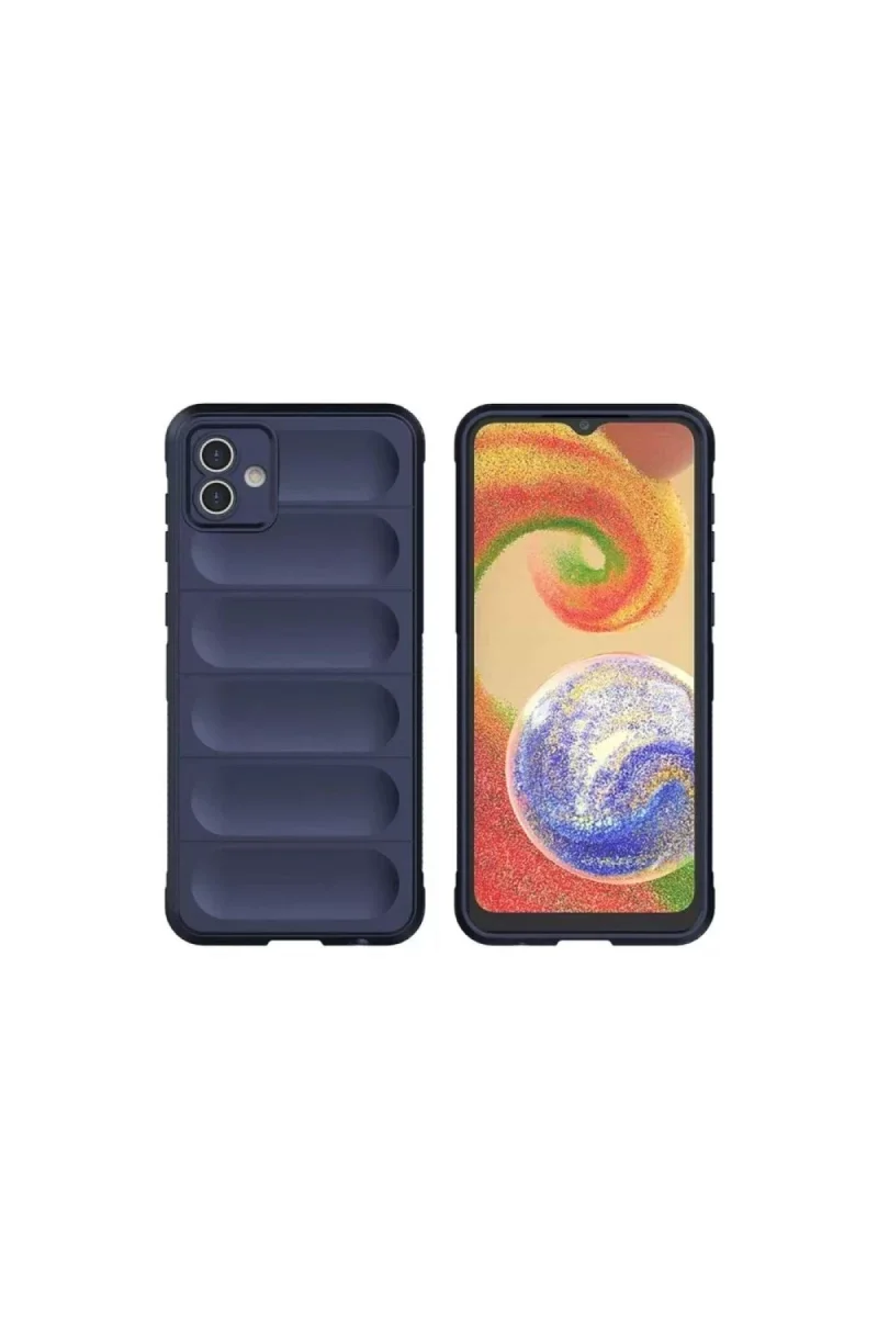 Samsung Galaxy A06 Kılıf Optimum Silikon - Lacivert görsel 3
