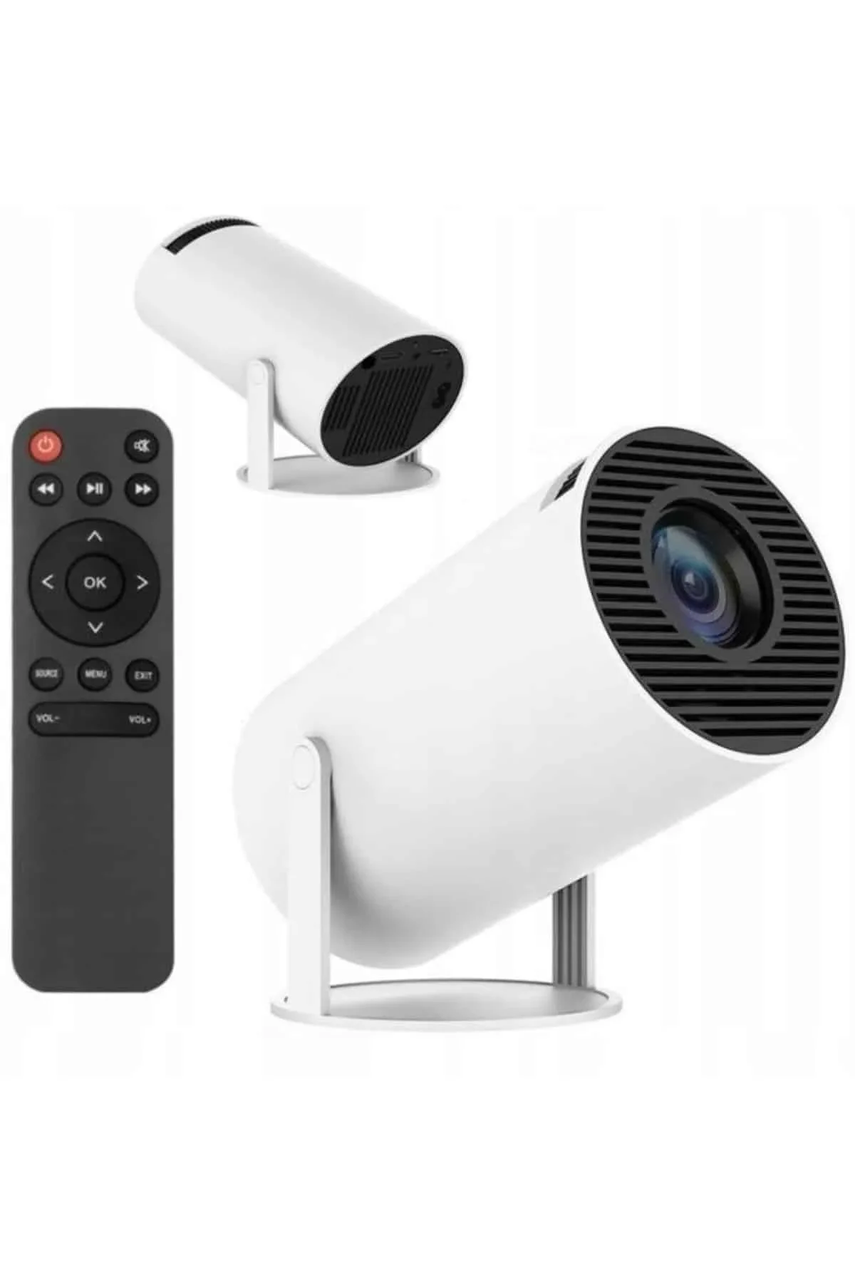 Sinema Projektörü Android HD USB WİFİ Ses Çıkışlı Ayaklı Projeksiyon Taşınabilir Yeni Nesil görsel 4