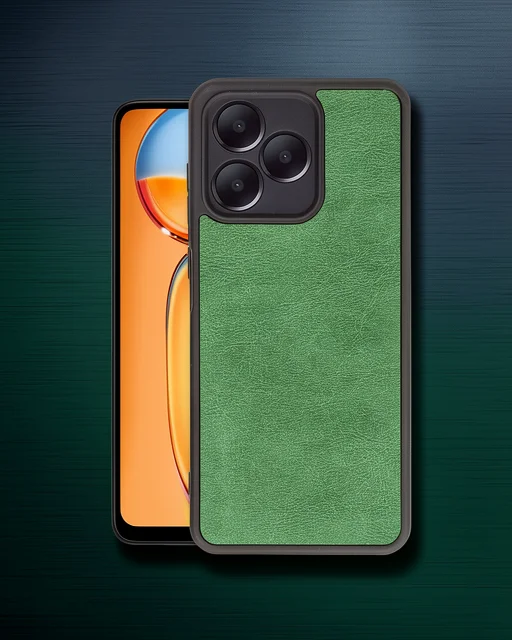 Realme Note 50 4g Kılıf Aras Deri Kapak - Koyu Yeşil