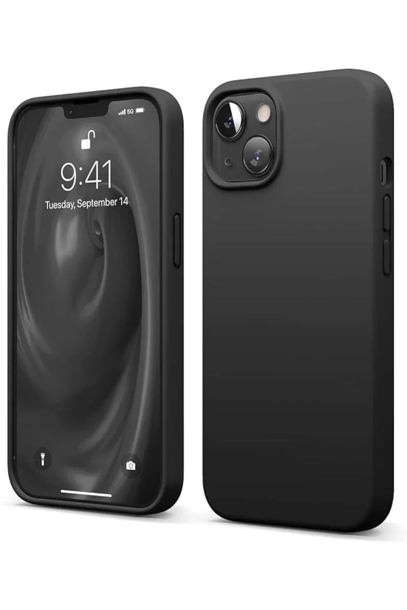Apple iPhone 14 Kılıf First Silikon - Siyah