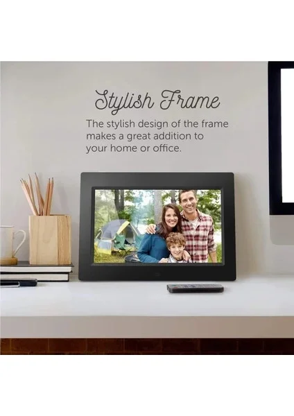 Vothoon 10-inç Lcd Ekran Dijital Fotoğraf Çerçevesi görsel 3