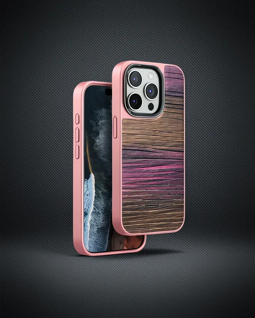 Venco Apple İphone 15 Pro Max Wave Kapak - Pembe