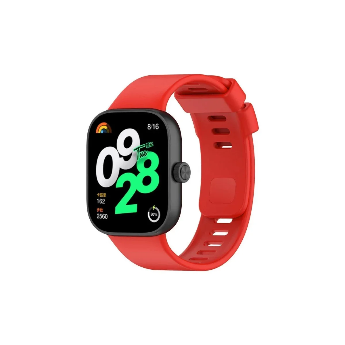 Xiao Red Watch 4 Klasik Kordon - Kırmızı görsel 3