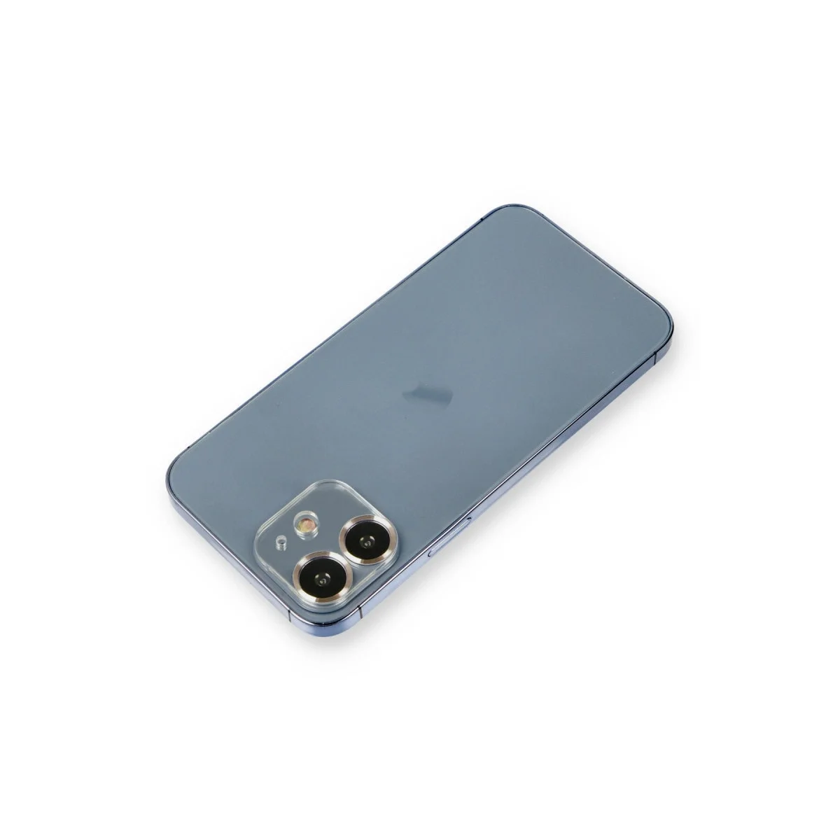 Apple İphone 12 Metal Kamera Lens Koruma Cam - Gold