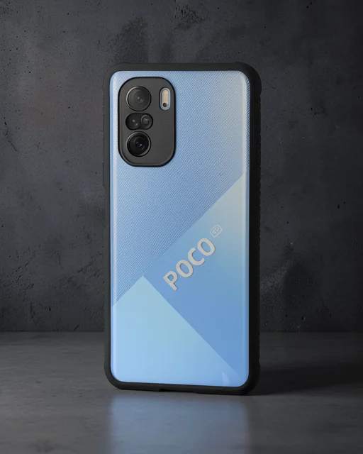 Xiaomi Poco F3 Kılıf Miami Şeffaf Silikon - Koyu Yeşil