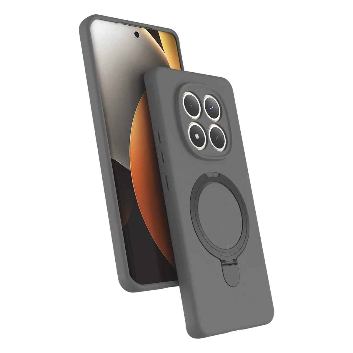 Xiaomi Redmi Note 15 Pro 5G Regal Magsafe Standlı Kapak - Titan Gri