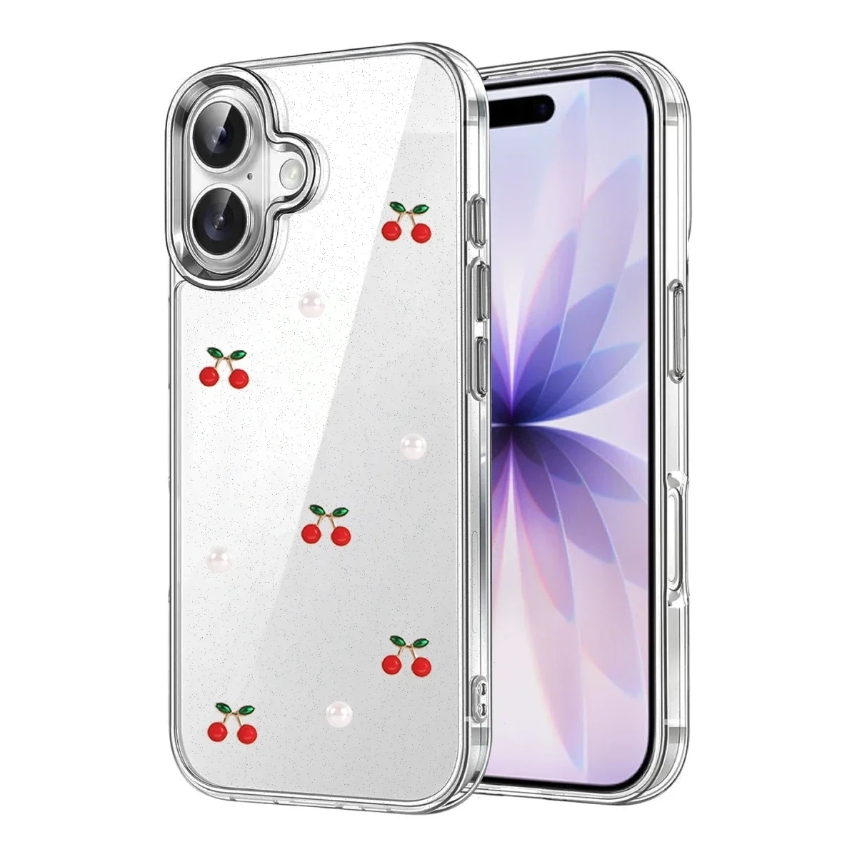 Apple iPhone 16 Plus Fiyonk Desenli Kapak - Desen 9