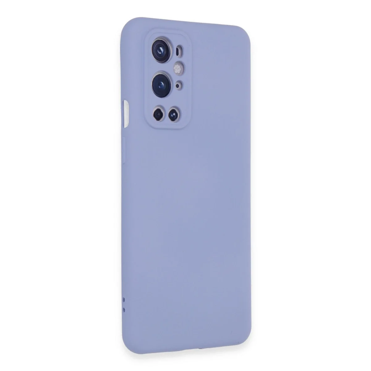 One Plus 9 Pro Kılıf Nano İçi Kadife Silikon - Lila görsel 2