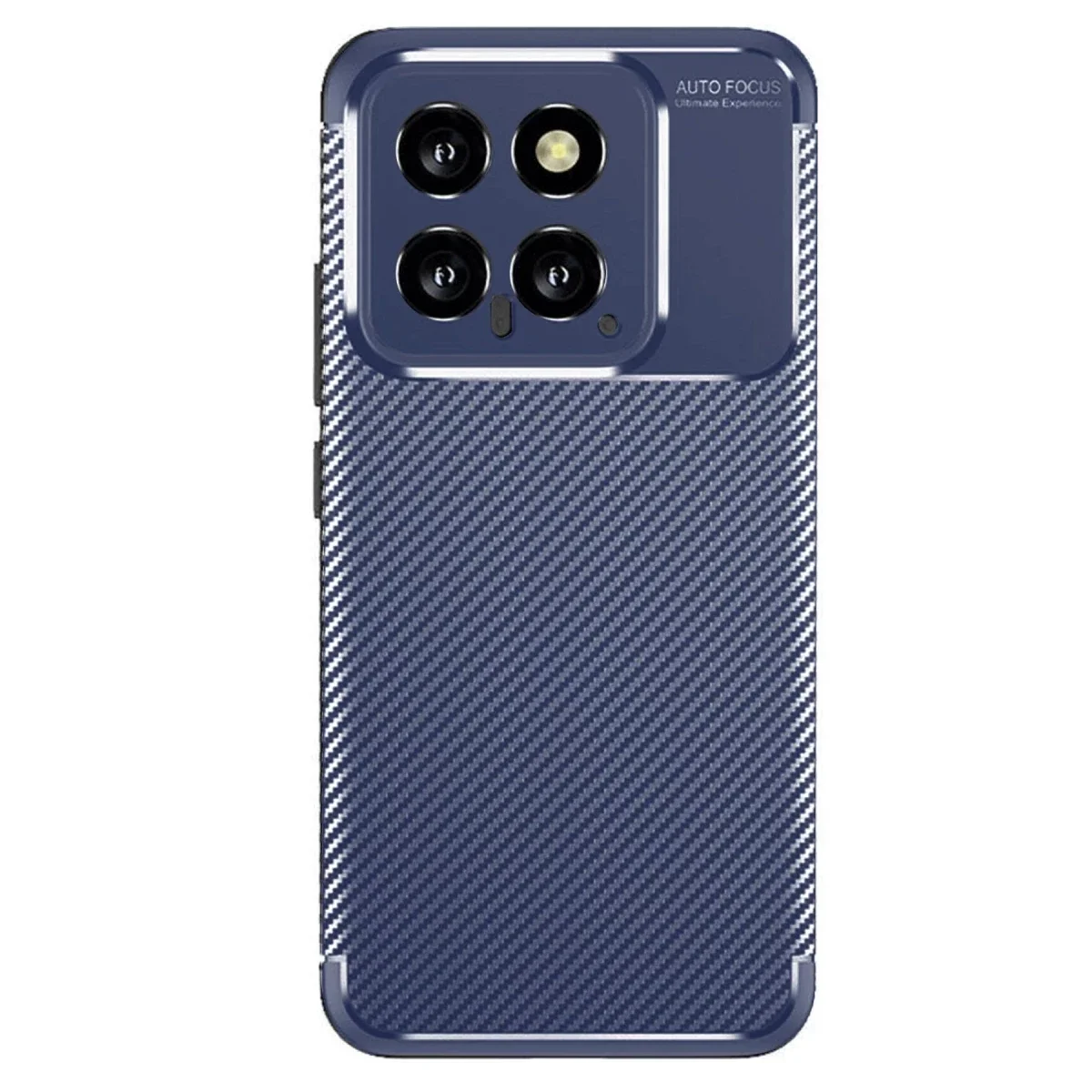 Xiao 14T Kılıf Auto Focus Karbon Kapak - Lacivert görsel 2