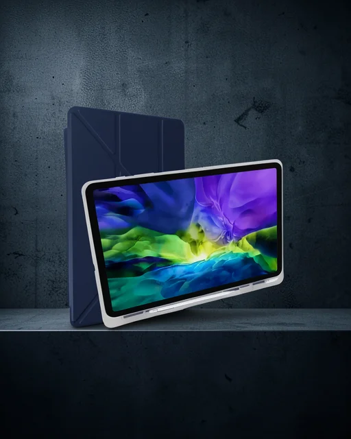 Huawei Matepad Se Kılıf Kalemlikli Mars Tablet Kılıfı - Lacivert