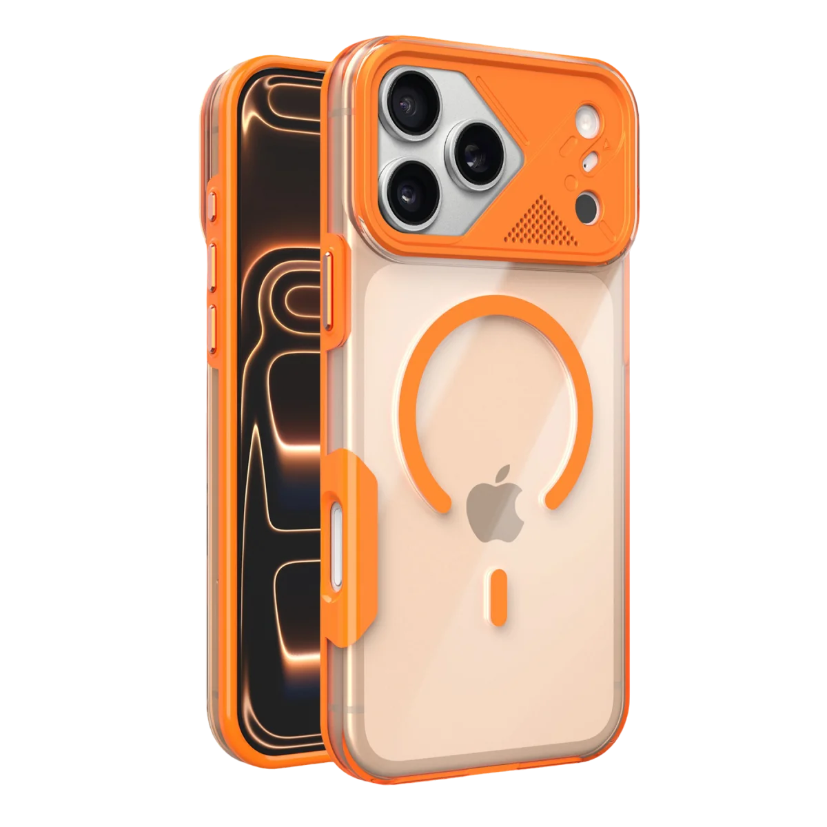 Joko Apple iPhone 17 Pro Max Zinko Magsafe Kapak - Turuncu