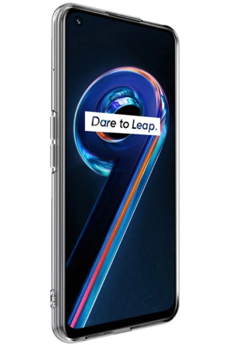 Realme 9 Pro 5G Kılıf Lüx Şeffaf Silikon görsel 2