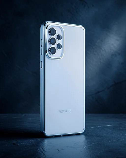 Samsung Galaxy A53 5g Kılıf Razer Lensli Silikon - Açık Mavi