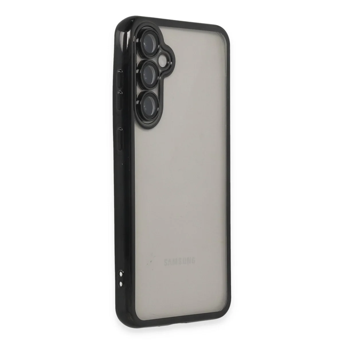 Samsung Galaxy S23 Fe Kılıf Razer Lensli Silikon - Siyah görsel 2