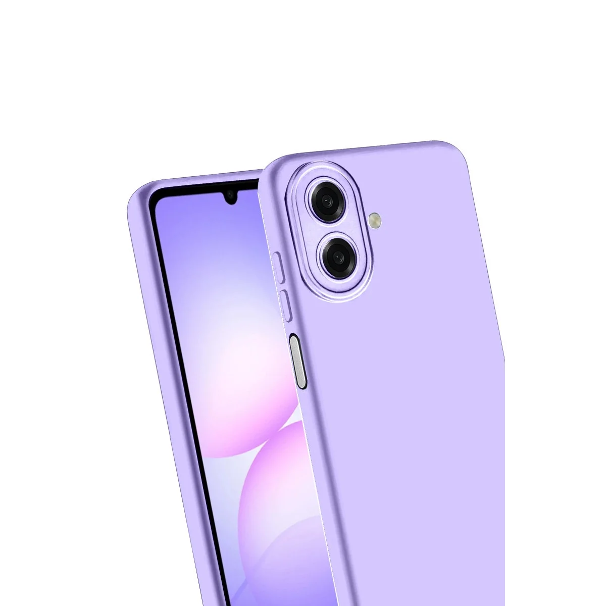 Samsung Galaxy A07 4g Nano İçi Kadife Silikon - Lila görsel 3