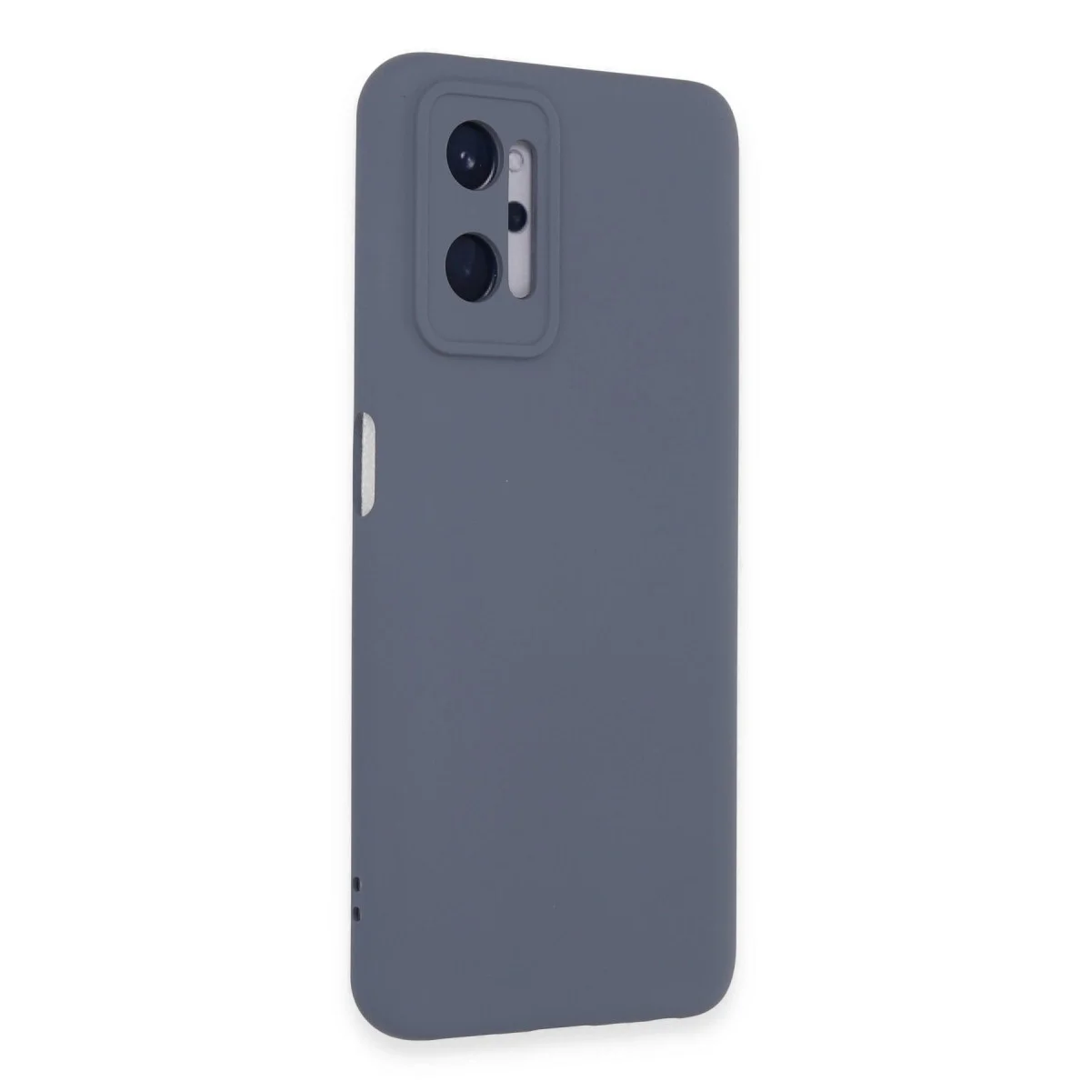 Realme 9i 4g Kılıf Nano İçi Kadife Silikon - Gri görsel 2
