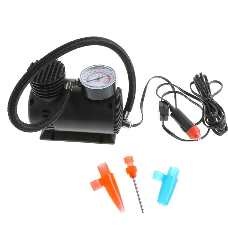Oto Araç Mini Kompresör Hava Kompresörü 12 V 250 Psı Araba Hava Pompası Lastik Şişirici Taşınabilir görsel 4