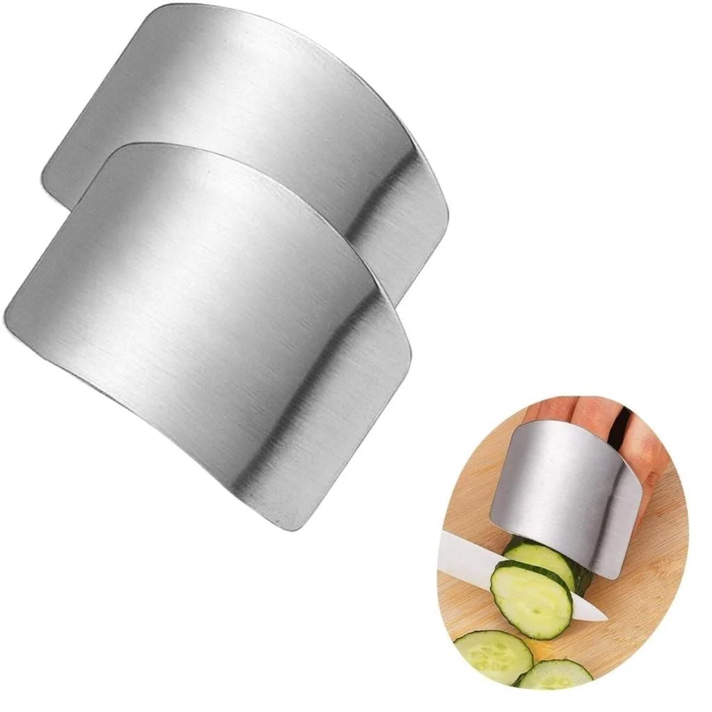 2li Metal Parmak Koruyucu Hızlı ve Güvenli Kesme Paslanmaz Çelik Koruyucu Aparat görsel 2