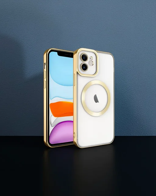 Apple İphone 11 Kılıf Kross Magneticsafe Kapak - Gold