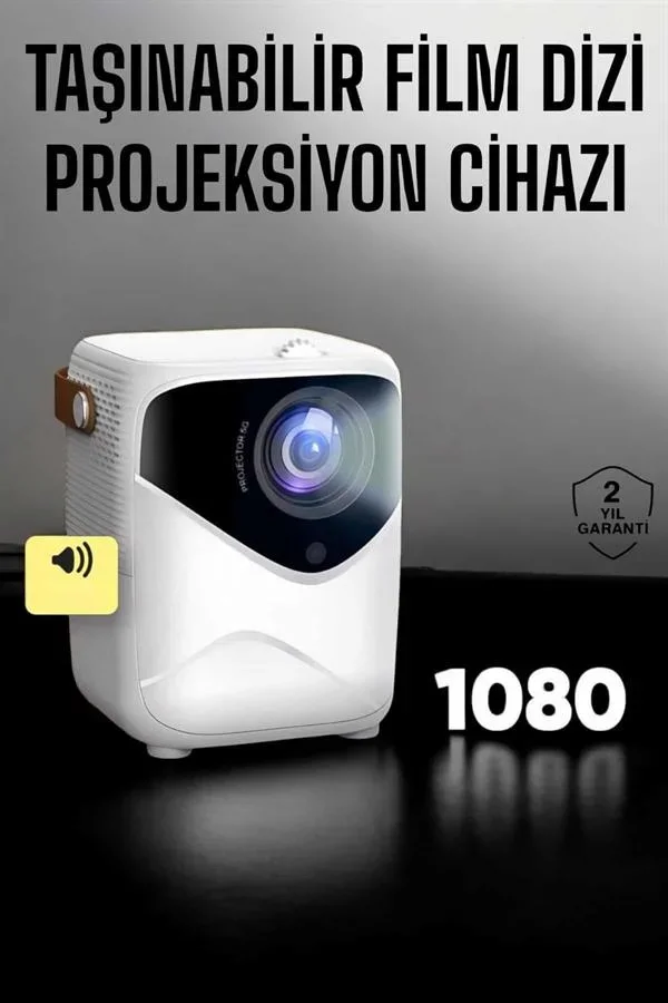 Taşınabilir Android Projeksiyon Wifi Destekli 4K Multimedia Tabanlı Ev Ve Ofis Tipi görsel 2