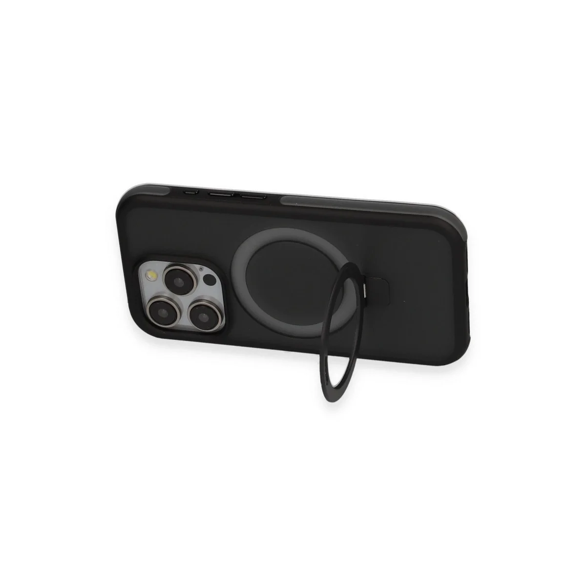 Joko Apple İphone 15 Pro Max Zorda Airbag Magsafe Standlı Kapak - Lacivert görsel 2